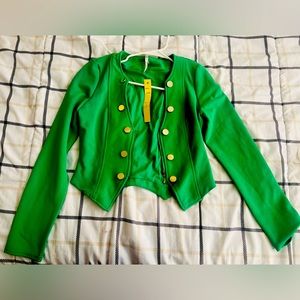 Love Nation Green Jacket Size M